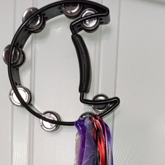 Black Moon Tambourine Inspired by Stevie Nicks W. Ribbons Handmade - Picture 5 of 9